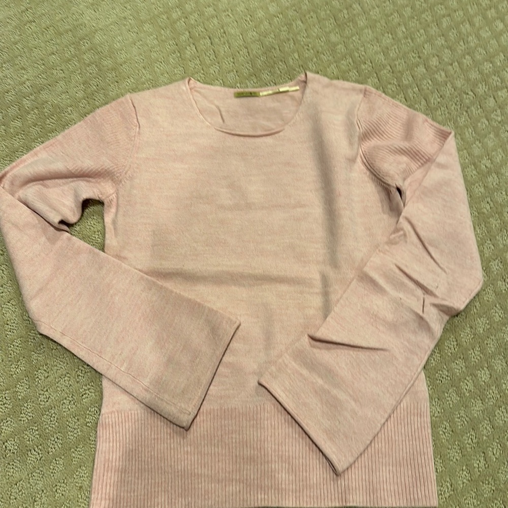 Max Studio Wool Sweater With Rib Detail